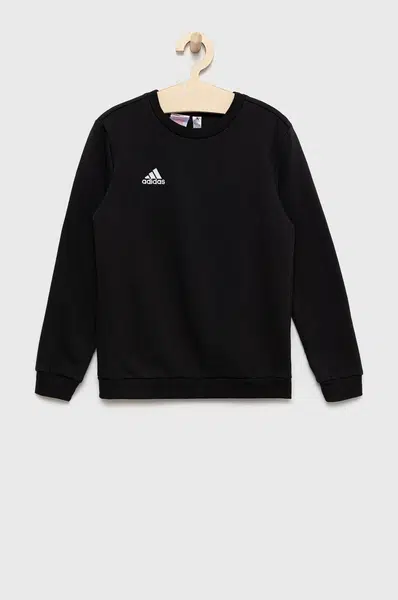 Dětská mikina adidas Performance H57474 černá barva, hladká
