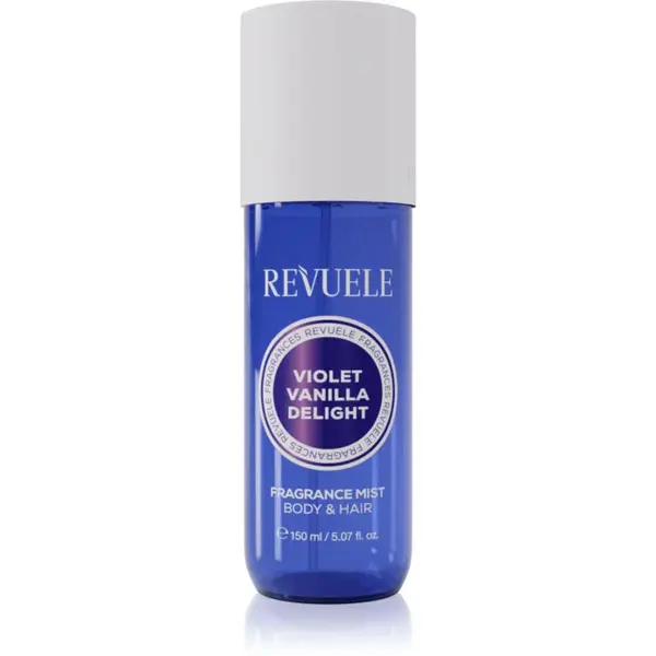 Revuele Violet Vanilla Delight Fragrance Mist parfémovaná mlha na tělo a vlasy pro ženy 150 ml