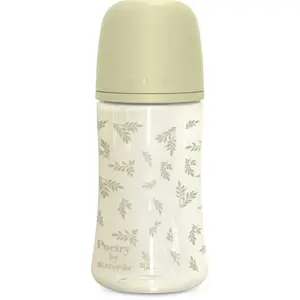 Suavinex Poetry SX Pro Physiological M dojčenská fľaša Green 270 ml