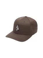 Volcom kšiltovka Full Stone Flexfit Hat Wren | Hnědá | Velikost L/XL | 100% bavlna
