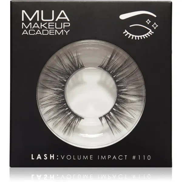 MUA Makeup Academy Lashes Volume Impact umělé řasy typ #110 1 pár