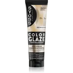 Syoss Intense Glaze Color tónovací barva na vlasy pro lesk odstín Platinum 130 ml