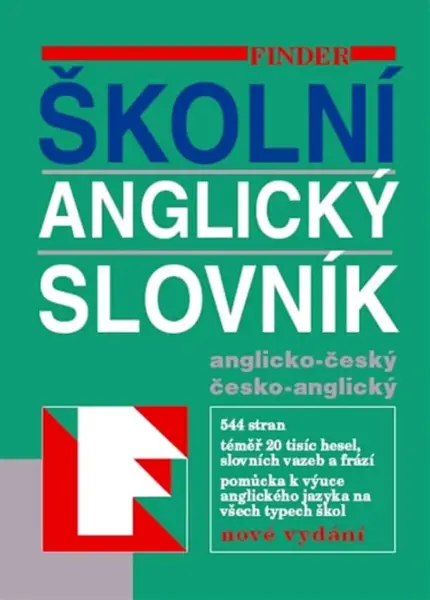Anglicko český česko anglický slovník Školní (poškozená)