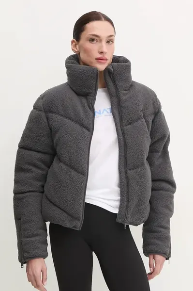 Bunda P.E Nation Fortune dámská, šedá barva, zimní, 243J167