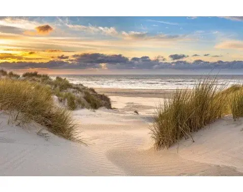 Obraz na plátně Písečná cesta k moři, 118x78 cm