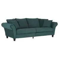 Livetastic POHOVKA BIG SOFA, dřevo, textil, zelená