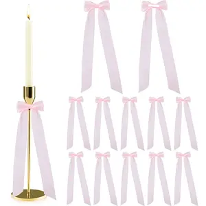 12Pcs Polyester Bowknot Hanging Garland