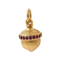 Brass Micro Pave Cubic Zirconia Pendants