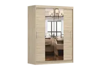 Šatní skříň Vista 01 Barva korpusu: Dub - sonoma, Dveře: Dub sonoma / zrcadlo