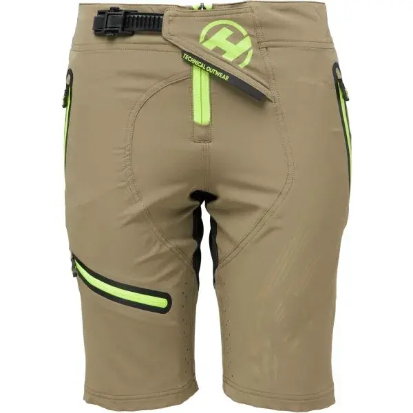 HAVEN ENERGY Dámske cyklistické kraťasy, khaki, veľkosť