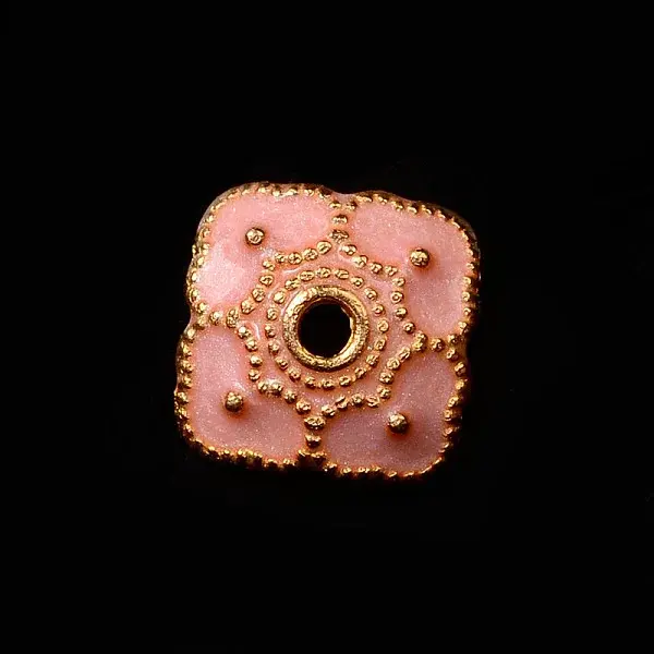 Alloy Enamel Bead Caps
