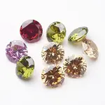 Mixed Grade A Diamond Shaped Cubic Zirconia Cabochons