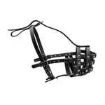 Kožený náhubok pre psa mastif