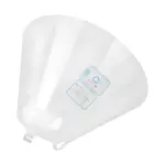 Pooperačný ochranný golier pre psa plastový, Rozmery goliera: 44-50 cm, dĺžka goliera: 25 cm