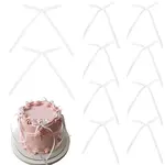 80Pcs Bowknot Polyester Ornament Accessories