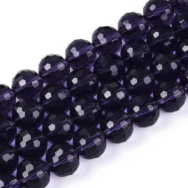 Transparent Glass Bead Strands