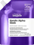 L'Oréal Professionnel Uhlazující šampon Keratin Alpha Sleek Shampoo 500 ml - náhradní náplň