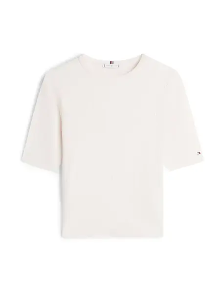 TOMMY HILFIGER Tričko  slonová kosť