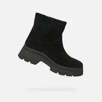 Černá dámská kotníková obuv Geox Pluette - Dámské