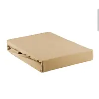 Novel PROSTĚRADLO, světle hnědá, 90/200 cm