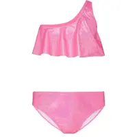 AQUOS CALMA Dievčenské dvojdielne plavky na jedno rameno, ružová, veľkosť 164-170