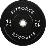 Fitforce PLRO 10 KG x 50 MM Nakládací kotouč, černá, velikost 10 KG