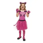 Kočka růžová dětský kostým velikost (98-104cm)