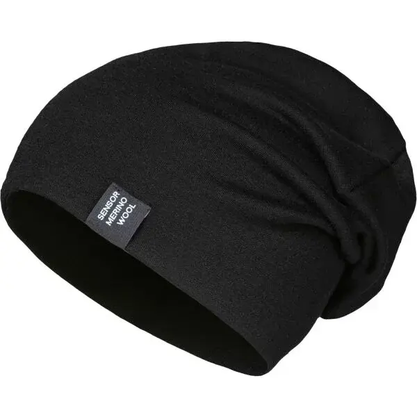 Sensor MERINO EXTREME UP Zimní čepice, černá, velikost