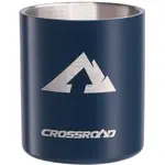 Crossroad CARABINER MUG 350 Termohrnek z nerezové oceli, černá, velikost 350 ML