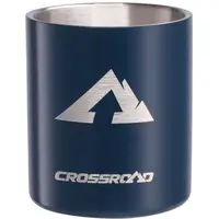 Crossroad CARABINER MUG 350 Termohrnek z nerezové oceli, černá, velikost 350 ML