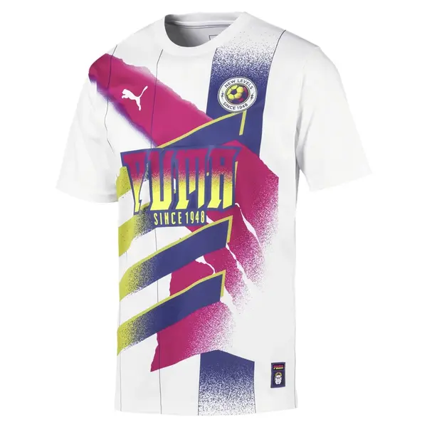 PUMA Dres 'Retro'  modrá / žltá / cyklaménová / biela