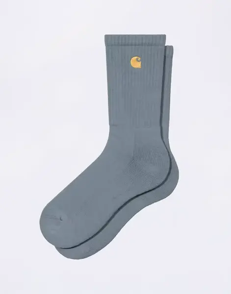 Carhartt WIP Chase Socks Cozy Blue/Gold