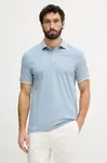 BOSS Orange polo pánské bavlněný s elastanem Passertip
