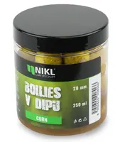 Nikl boilies v dipe corn 250 ml - 20 mm