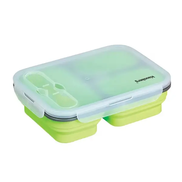 Klausberg Silikonová skládací dóza, 1100 m, zelená