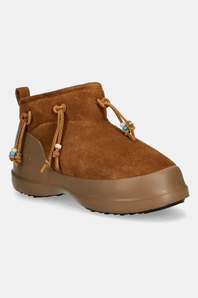 Semišové sněhule Moon Boot MB LUNA LOW SUEDE BEADS