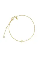 Pozlacený stříbrný náramek Design Letters 90501010P