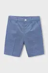 Dětské šortky s příměsí lnu Mayoral