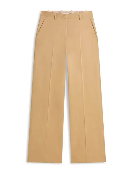 TOMMY HILFIGER Nohavice s pukmi  piesková