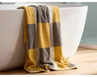 Ručník Pantone Karo 50x100 cm, žlutý