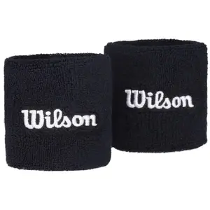 Wilson U TERRY LOGO WRISTBANDS Potítko, čierna, veľkosť UNI