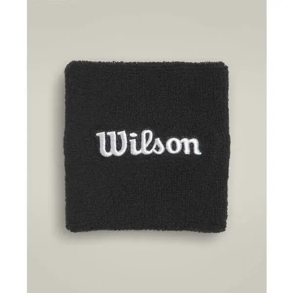 Wilson U TERRY LOGO WRISTBANDS Potítko, čierna, veľkosť UNI
