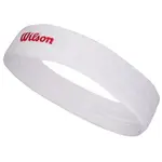 Wilson U TERRY LOGO HEADBAND Sportovní čelenka, bílá, velikost UNI