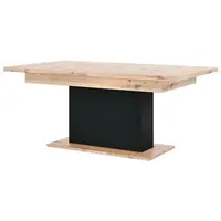 Hom`in VÝSUVNÝ STŮL, dub artisan, 180-230/77/100 cm