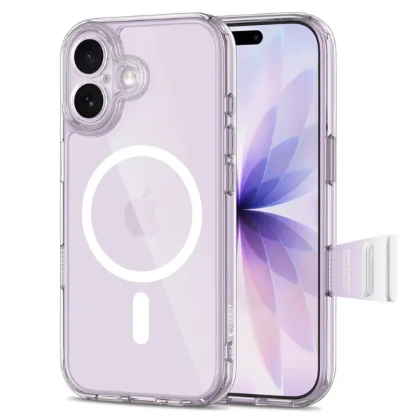 Tech-Protect MagPeak MagSafe CC, iPhone 17, průhledný
