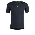 ADIDAS PERFORMANCE Funkčné tričko 'Techfit Compression'  čierna / biela
