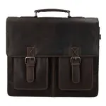 Pánská kožená aktovka Greenwood Nigel - tmavě hnědá