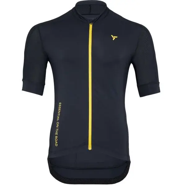 SILVINI CARNIO Pánský celopropínací cyklistický dres, černá, velikost XXXL