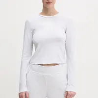Tričko s dlouhým rukávem Dkny šedá barva, DP5T1113