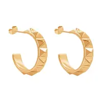 Pozlacené náušnice Lilou Etno